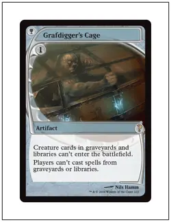 Grafdigger's Cage, Future Sight Mystery Booster 2, Magic MTG NM - Image 1