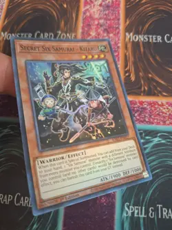 Yugioh Secret Six Samurai - Kizaru RA03-EN017 Super Rare 1st Edition Near Mint - Image 2