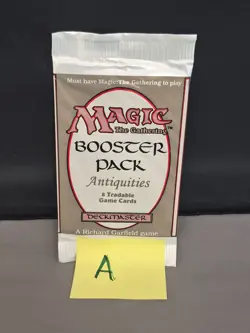MTG Magic The Gathering English Antiquities Booster Pack - 1993 (Listing A) - Image 1