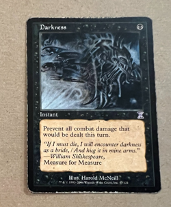 Darkness - Time Spiral - Timeshifted - MTG - Magic the Gathering - Image 1