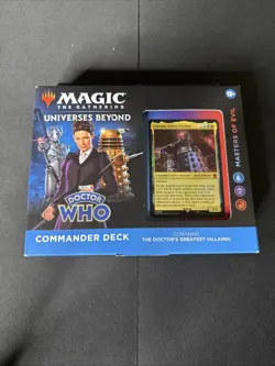 Magic The Gathering Universes Beyond: Doctor Who Masters Of Evil Commander Deck - Image 1