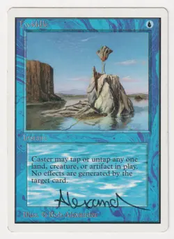 Signed Twiddle MP Unlimited Edition Artist Rob Alexander 1993 MTG Magic Vintage! - Image 1