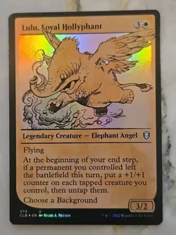 Lulu, Loyal Hollyphant Commander Legends: Battle for Baldur's Gate Foil - Image 1