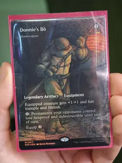 Shadowspear Full Art Foil Magic The Gathering TMNT - Image 1