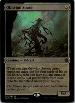 Oblivion Sower 41 Foil Duel Decks: Zendikar vs. Eldrazi Magic: The Gathering NM - Image 1