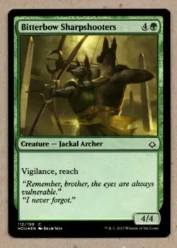 MTG - Bitterbow Sharpshooters - 112/199 - Hour of Devastation - FOIL - New - Image 1
