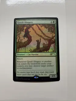 Qasali Slingers 024 NM MTG Secret Lair Drop Series Cat Promo Foil OMG Kitties - Image 1