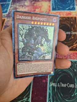 Yugioh Danger! Bigfoot! RA03-EN019 Prismatic Collector's Rare 1st Edition NM - Image 3