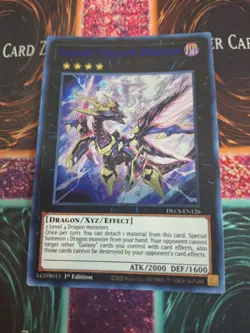 Yugioh Galaxy Stealth Dragon DLCS-EN126 Blue Ultra Rare 1st Edition Near Mint - Image 1