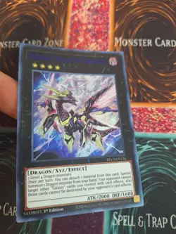Yugioh Galaxy Stealth Dragon DLCS-EN126 Blue Ultra Rare 1st Edition Near Mint - Image 2