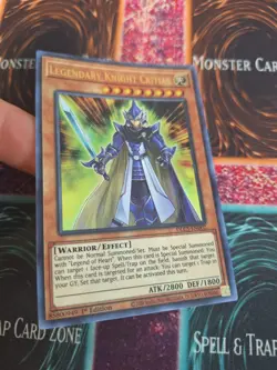 Yugioh Legendary Knight Critias DLCS-EN002 Ultra Rare 1st Edition Near Mint - Image 2