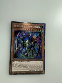 Yugioh Toon Black Luster Solider RA03-EN272 - Platinum Secret Rare - Image 3
