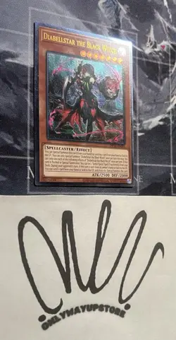 Yugioh Diabellstar The Black Witch OP26-EN001 Ultimate Rare NM - Image 2