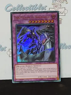 Yugioh 1st Edition Dark Magician The Dragon Knight Ultra Rare Holo Trading - Image 2