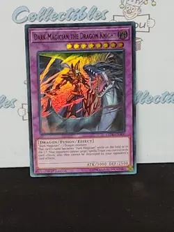 Yugioh 1st Edition Dark Magician The Dragon Knight Ultra Rare Holo Trading - Image 3