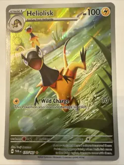 Pokemon TCG Heliolisk Twilight Masquerade Illustration Rare Holo Card 177/167 - Image 1