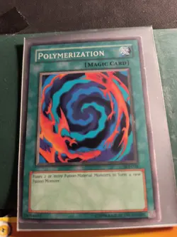 POLYMERIZATION SDJ-036 - VINTAGE MAGIC CARD Yu-Gi-Oh! TCG MP - Image 1