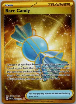 Rare Candy 256/198 Hyper Rare Scarlet & Violet Pokemon Lightly Played - Image 1
