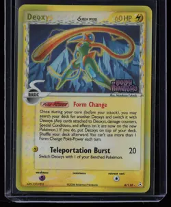 Deoxys 6/110 Reverse Stamped Pokemon Holon Phantoms Rare Near Mint - Image 1
