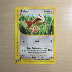 Pokemon TCG Pidgey 123/165 Expedition Base Set Regular NM LP - Image 1