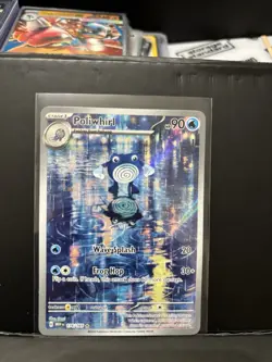 Poliwhirl 176/165 Illustration Rare Full Art Pokemon TCG Scarlet & Violet 151 - Image 1