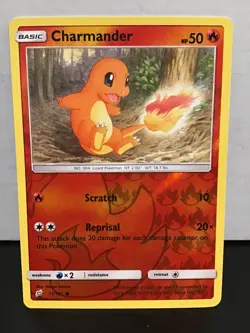 Charmander 11/181 Pokemon Team Up Common Reverse Holo - Image 1