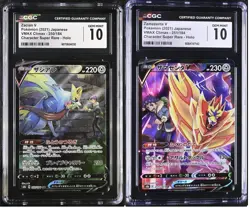 🔥 2 CGC 10 CSR Slabs Zacian V 250/184 Zamazenta V 251/184 Vmax Climax Pokemon - Image 1