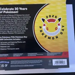 Pokemon TCG: Pokemon Day 2026 Collection New Sealed - Image 2