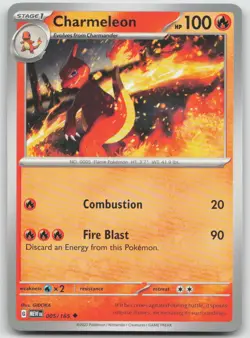 Charmeleon 005/165 Uncommon 151 Pokemon NM - Image 1