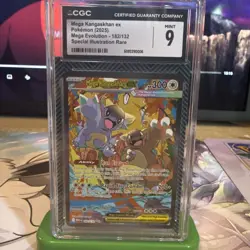 Mega Kangaskhan Ex Pokemon Mega Evolution 182/132 CGC 9 Mint - Image 1