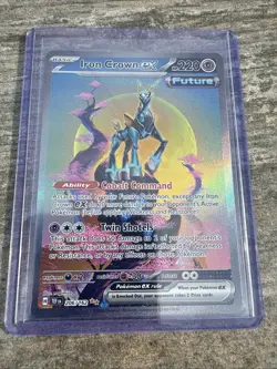 Iron Crown ex 206/162 Temporal Forces Special Illustration Rare Pokemon - Image 1