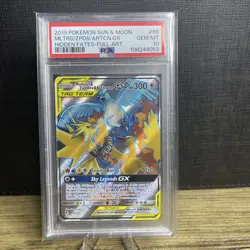 Pokemon 2019 Hidden Fates Moltres & Zapdos & Articuno GX 66/68 PSA 10 - Image 1