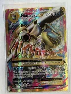 Pokemon 2016 M Blastoise EX 102/108 Evolutions UR FA Holo EN - Image 1