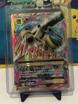 Pokemon 2016 M Blastoise EX 102/108 Evolutions UR FA Holo EN - Image 3