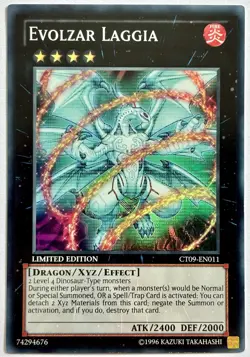 CT09-EN011 Evolzar Laggia - Super Rare Ltd. Edition Near Mint YuGiOh Card - Image 1