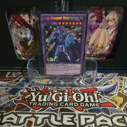 YUGIOH GEM-KNIGHT AMETHYST SECRET RARE HA06-EN047 - Image 1