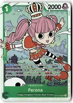 Perona OP12-034 Super Rare Legacy of the Master One Piece Near Mint - Image 1