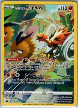 Galarian Zapdos - SWSH283 SWSH: Sword & Shield Promo Cards - Pokemon Card - NM - Image 1