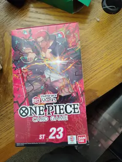 One Piece Card Game ST 23 Red Shanks Starter Deck New Sealed St23 English - Image 1
