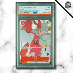 One Piece Card Japanese - Uta Promo Alt Art #005 - Promotion Card Set 3 - PSA 10 - Image 1