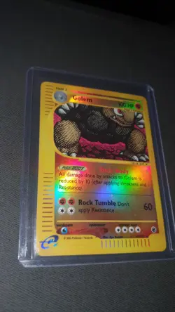 2002 Pokemon Golem Reverse Holo Expedition Card 49/165 NM/MINT - Image 2