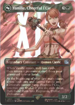 Vanille, Cheerful l'Cie Final Fantasy (Borderless) (Surge Foil) Foil 537 NM - Image 1