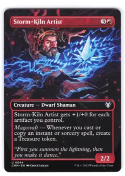 Commander Masters #644 Storm-Kiln Artist (Borderless) - Image 1
