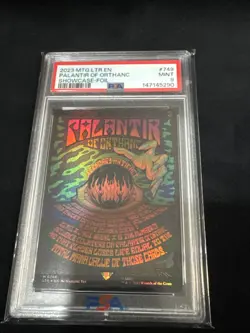 MTG LOTR Palantir Of Orthanc Borderless Foil Poster Card PSA 9 - Image 1