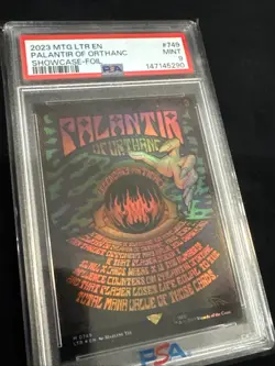 MTG LOTR Palantir Of Orthanc Borderless Foil Poster Card PSA 9 - Image 2