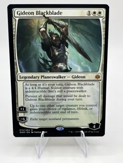 Gideon Blackblade - War of the Spark - Magic the Gathering - M/NM - Image 1