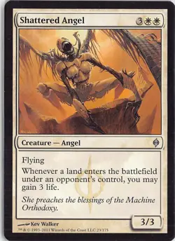 New Phyrexia U LP 23 Shattered Angel - Image 1