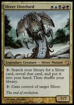 Sliver Overlord -Foil Medium Play MTG Premium Deck Series: Slivers - Image 1