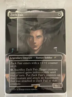 Zack Fair Magic the Gathering MTG Promo Card (FF7 Rebirth Switch 2 Bonus) - Image 1