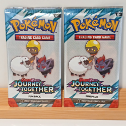 Pokemon Scarlet & Violet - Journey Together - 2x Sealed Fun Packs - Image 1